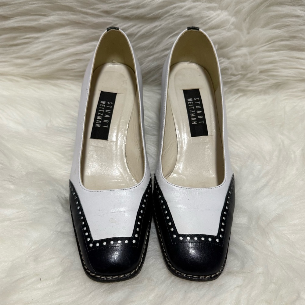Vintage Stuart Weitzman Black & White Heels